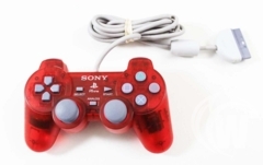 Clear Red Dualshock Controller