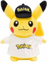 Pokemon Center Original Plush Doll Pokemon Logo Pikachu