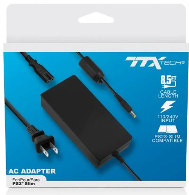 TTX Tech PS2 Slim AC Adapter