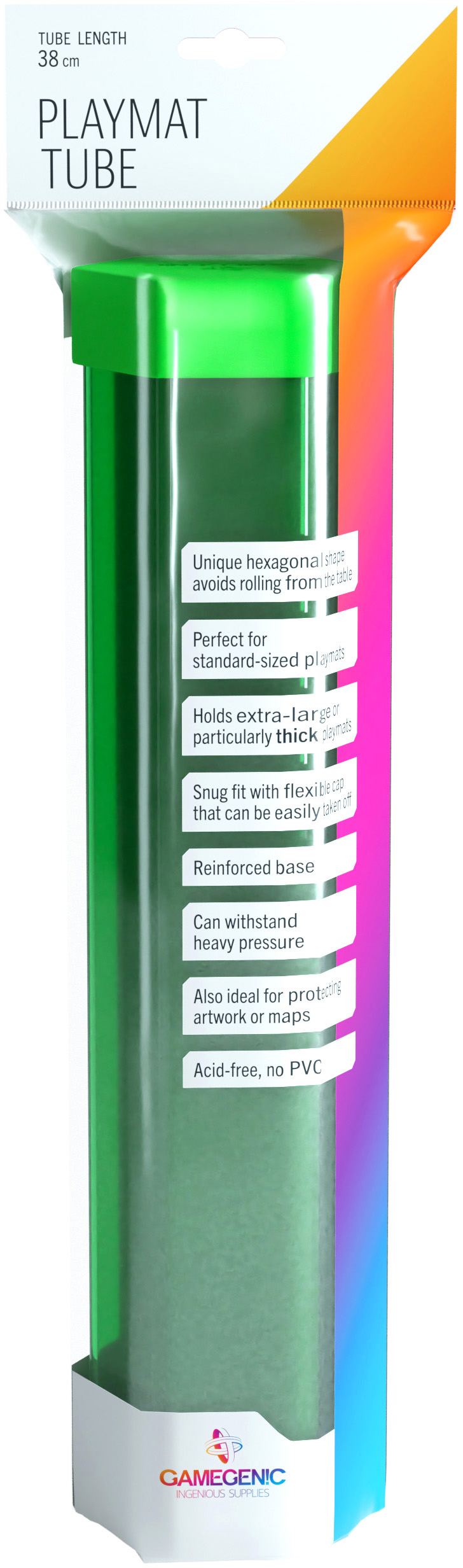 Gamegenic Playmat Tube - Green