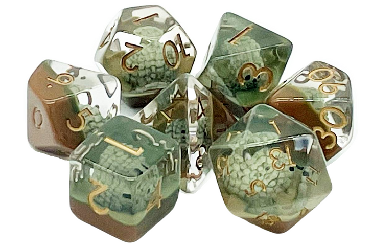 Animal Kingdom Dice - Hedgehogs Brown