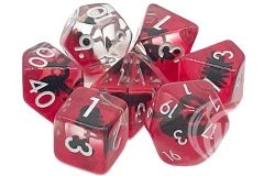 Animal Kingdom Dice - Scorpion Black with Red