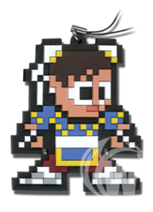Super Street Fighter IV 8 Bit Chun Li Cellphone Charm
