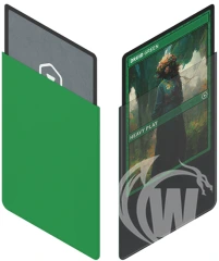 100 Standard Curv Sleeves - Druid Green