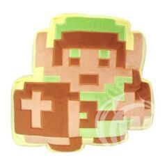 Little Buddy The Legend of Zelda Link w/ Cross Shield 8-Bit Cushion Type A Plush, 12