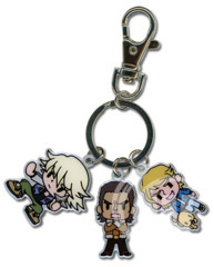 Tiger & Bunny Ivan, Antonio & Keith SD Metal Keychain