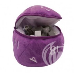 Ultra Pro Plush D20 Dice Bag Purple