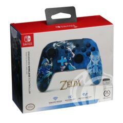 PowerA Zelda Blue Enhanced Wireless Controller for Nintendo Switch