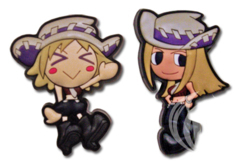 Soul Eater Thompson Sisters PVC Pin Set