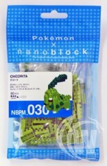 Kawada NBPM-030 nanoblock Pokemon Chikorita