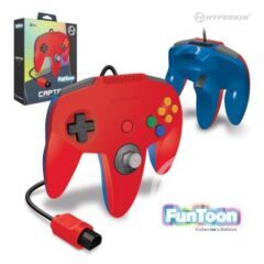 Hyperkin N64 Captain Premium Funtoon Controller - Red/Blue
