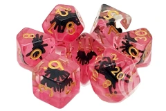 Animal Kingdom Dice - Spider Black with Red