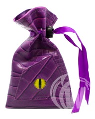 Dragon Eye Dice Bag - Purple Dragon