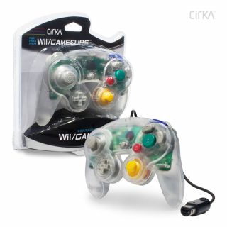 CirKa Wired Controller For GameCube/Wii - Clear