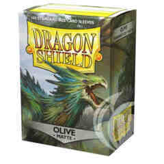 Dragon Shield Standard 100 Count Matte - Olive