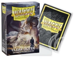 Dragon Shield Standard 100 Count Matte Outer Sleeve - Clear