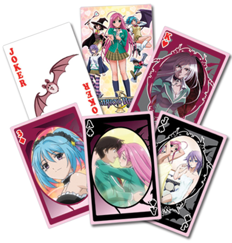 Rosario Vampire Playing Card