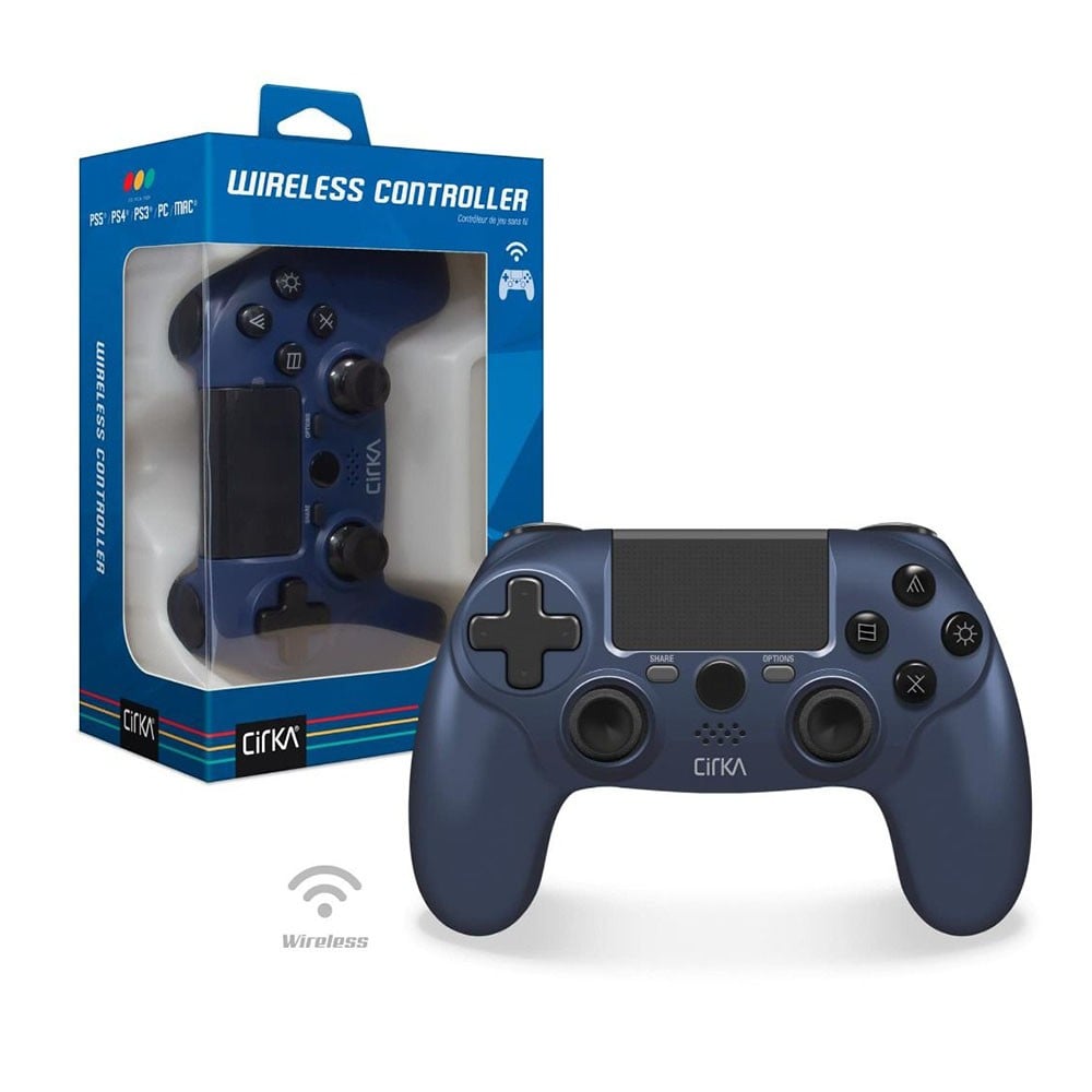 Cirka PS3/PS4/PS5 Wireless Controller - Blue