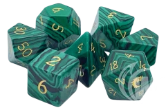 Gemstone Dice - Malachite