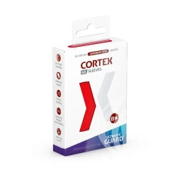Ultimate Guard Cortex 60 Count Matte Japanese Sleeves - Red
