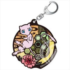 Pokemon Kirie Series Glitter Key Ring Mew (Anime Toy)