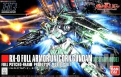 HGUC 1/144 Full Armor Unicorn Gundam (Destroy Mode) Plastic Model
