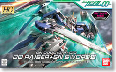 HG 1/144 GN-0000+GNR-010 00 Raiser + GN Sword III - (Gundam 00)