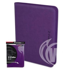 BCW Z-Folio LX 9 Pocket Binder - Purple