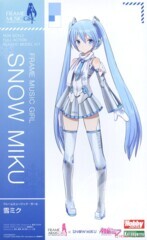Frame Music Girl Snow Miku (Plastic model) - (Vocaloid/Hatsune Miku)