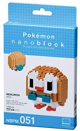 Rowlet Kawada NBPM-051 nanoblock Pokemon