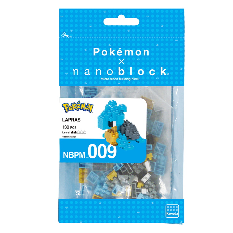 Kawada NBPM-009 nanoblock Pokemon Lapras (Laplace)