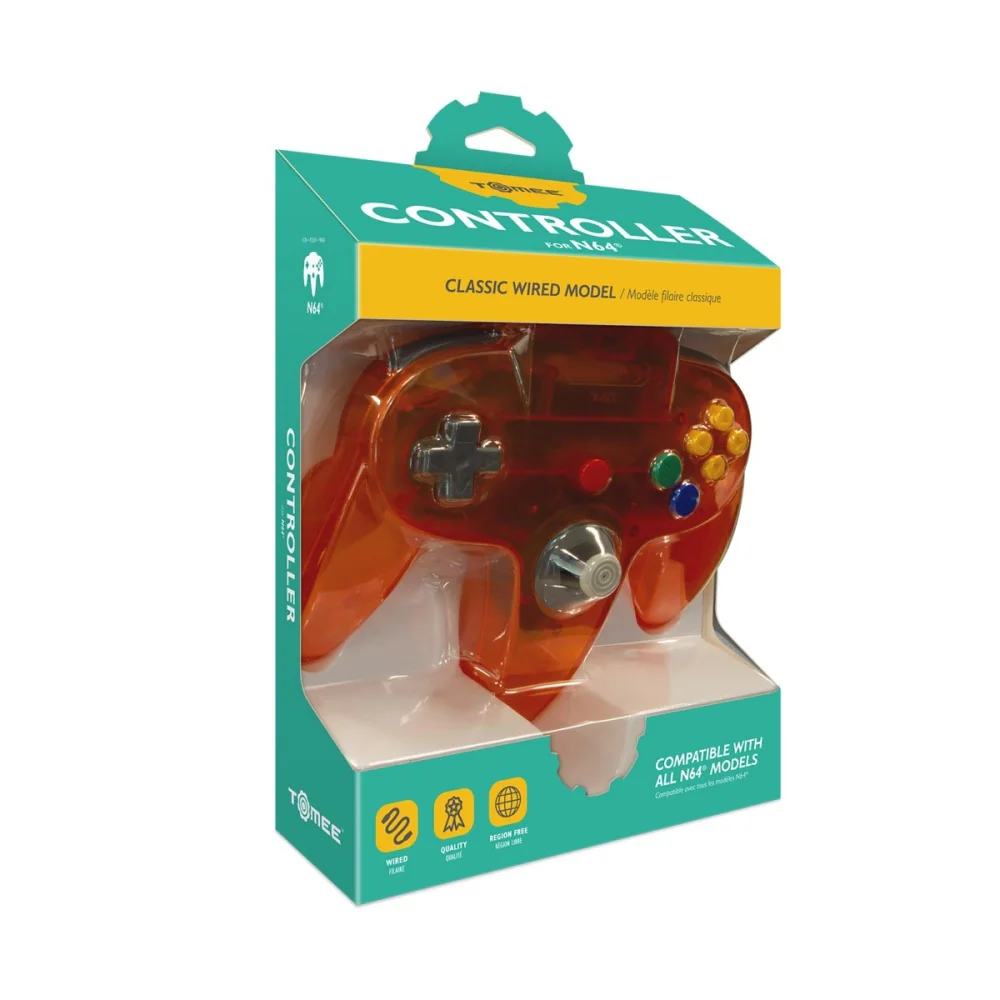 Tomee N64 Controller - Clear Red