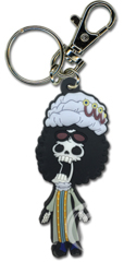 One Piece Brook Anime Metal Keychain