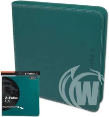 BCW Z-Folio LX 12 Pocket Binder - Teal