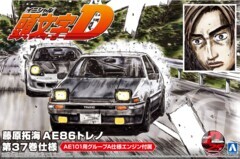 1/24 Initial D No.6 Takumi Fujiwara AE86 Trueno Vol.37 Specifications (Model Car) Plastic Model