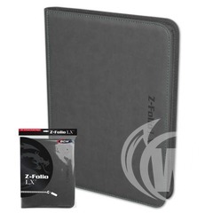 BCW Z-Folio LX 9 Pocket Binder - Gray