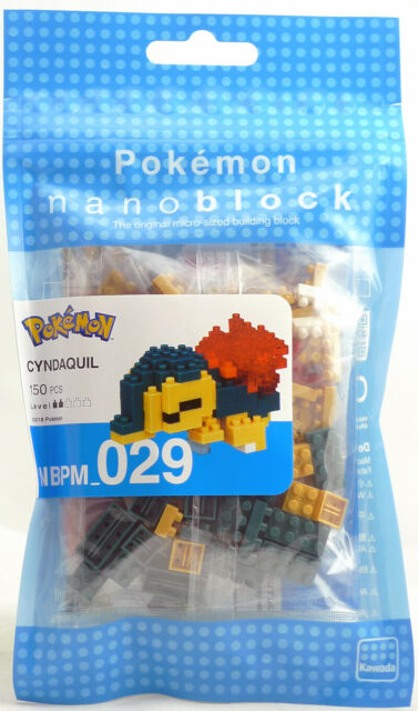 Kawada NBPM-029 nanoblock Pokemon Cyndaquil (Hinoarashi)