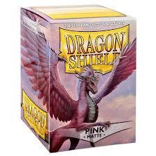 Dragon Shield Card Sleeves Box of 100 in Matte Pink