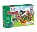 BricTek - Happy Farm - Farm Horse Feeder - Ages 6+