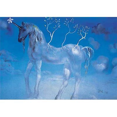 Ricordi Puzzles Puzzle: 2000 L'Unicorne Allegre - Salvador Dali