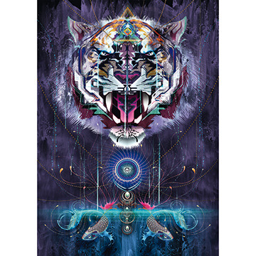 Schmidt Spiele Puzzles Puzzle: 1000 Snarling Tiger