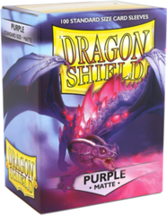 DRAGON SHIELD SLEEVES - MATTE PURPLE (BOX OF 100)