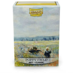 Dragon Shield Sleeves: Art Classic Poppy Field (Box Of 100) - Limited Edition