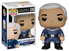 Funko POP Vinyl Figure Television Battlestar Galactica Commander Adama 230 - VAULTED