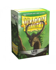 Dragon Shield Card Sleeves Box of 100 in Matte Lime