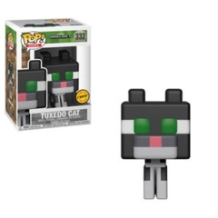 Funko POP Games Vinyl Figure Mojang Minecraft - Tuxedo Cat 332 - CHASE