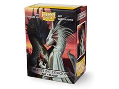 Dragon Shield Sleeves: Art Valentine Dragon (Box Of 100) - Limited Edition