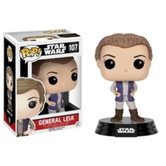 Funko POP Vinyl Bobble-Head Figure Star Wars The Force Awakens - General Leia 107 - VAULTED