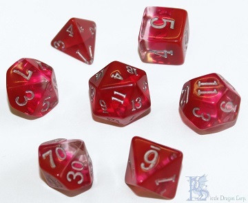 Little Dragon Birthday Dice July - Ruby